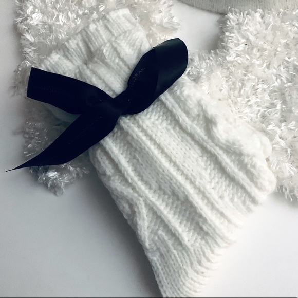 DKNY Knit Socks ,Angora Hat & Super soft Scarf - Picture 2 of 4